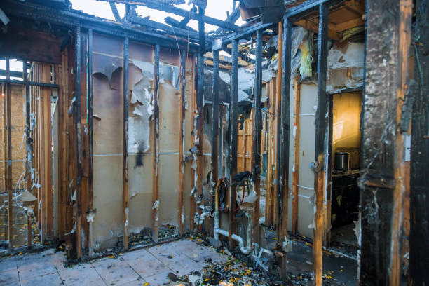 Professional Fire Damage Assessment technician working in Bala Cynwyd, PA